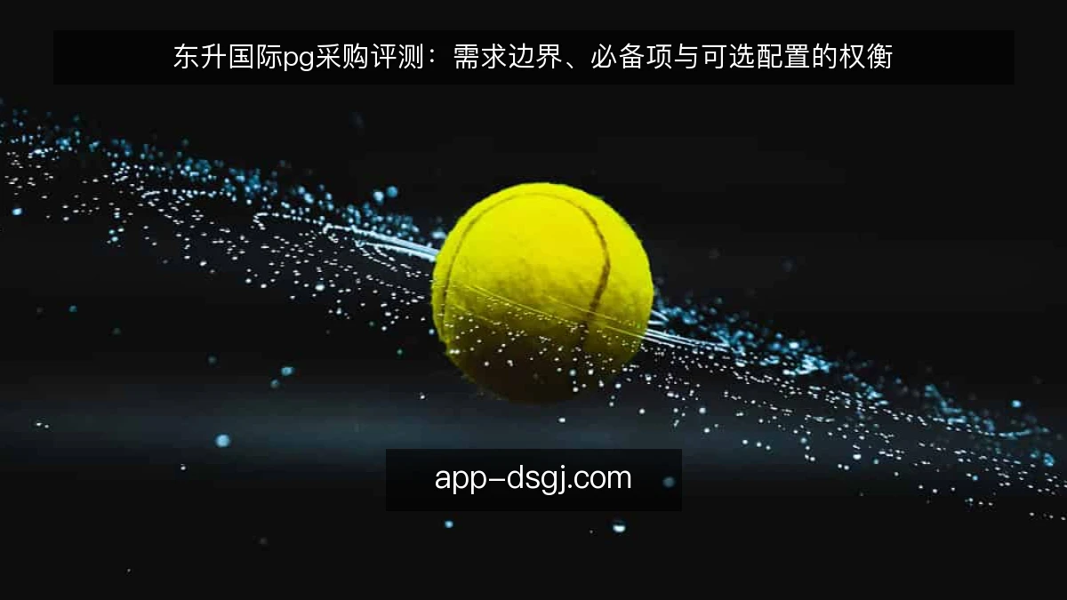 东升国际pg采购评测：需求边界、必备项与可选配置的权衡